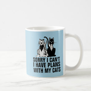 CANECA DE CAFÉ DESCULPE, NÃO POSSO PLANEJAR COM MÚGS DE CAFÉ DE G