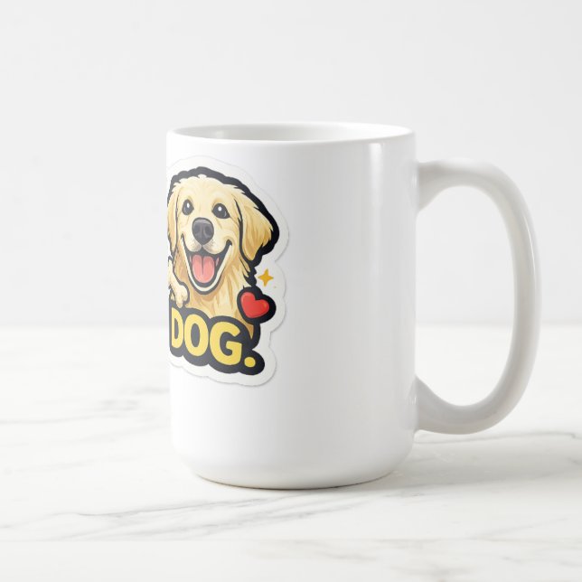 Caneca De Café Desculpe, Não Posso, Tenho Planos Com Meu Cachorro (Direita)