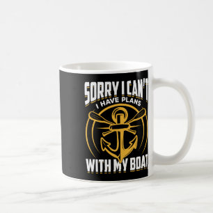 Caneca De Café Desculpe, não posso, tenho planos com meu capitão