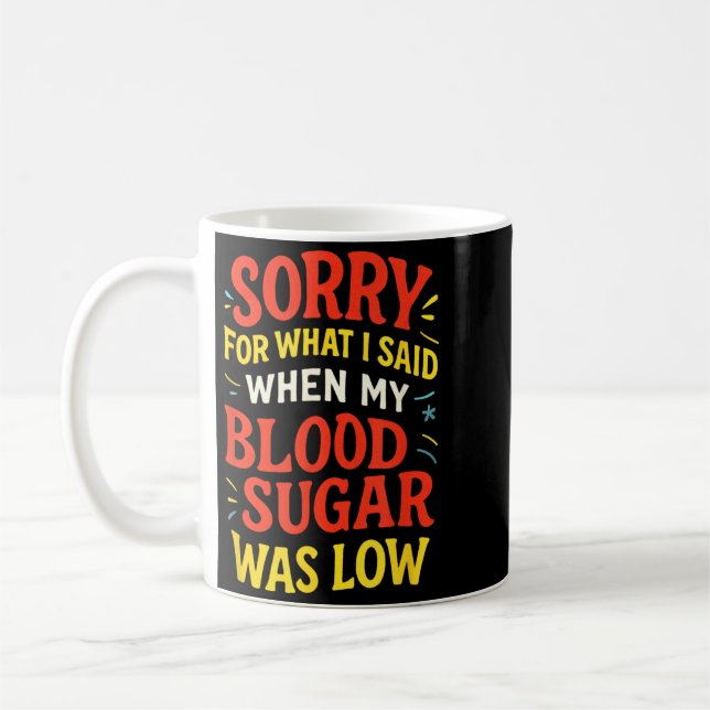 Caneca De Café Desculpe Pelo Que Eu Disse - Conscientização Diver (Esquerda)