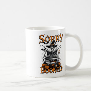 Caneca De Café Desculpe, sou o Halloween - Skeleton Witch Read