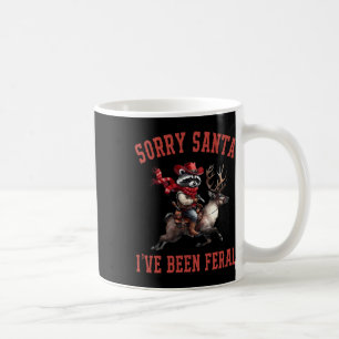 Caneca De Café Desculpem Papais noeis que eu tenho sido uma conse