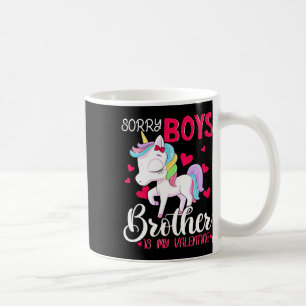 Caneca De Café Desculpem, rapazes, o irmão é o meu unicórnio do D