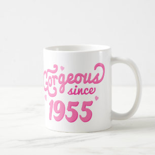 Caneca De Café Desde 1955 presente de aniversário lindo para ela