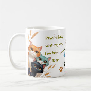 Caneca De Café Desejando-lhe o Melhor Dia de Sempre Positividade