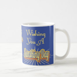 Caneca De Café Desejando lhe um dia Sunshiny