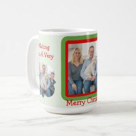 Caneca De Café Desejando um Feliz Natal FOTO 