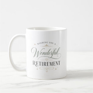 Caneca De Café Desejando uma maravilhosa aposentadoria