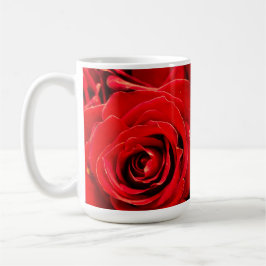 Caneca De Café Deseje Rosa vermelha 15oz Classic Mug