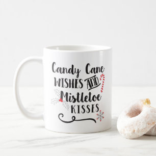 Caneca De Café desejos de cana doce e beijos de concha