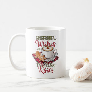 Caneca De Café Desejos de Pão de Mel - Férias Personalizadas