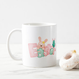 Caneca De Café Desejos do felz pascoa - Beijos Engraçados