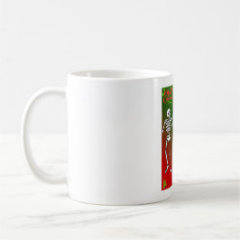 Caneca De Café Desejos engraçados de Natal para esqueleto para ho