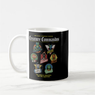Caneca De Café Desempenho de Insígnias da Equipe de Monstros