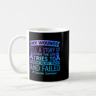 Caneca De Café Desempenho de Sobrevivente de Prevenção Masculina