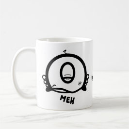 Caneca De Café Desenho Animado Engraçado de um Olho só “Meh” Café