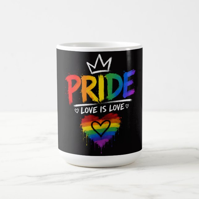 Caneca De Café Desenho Arco-íris Orgulho LGBT (Centro)