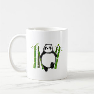 Caneca De Café Desenho bonito da tinta da panda