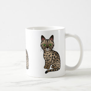 Caneca De Café Desenho de Cartoon Gota de Mau Egípcio de Bronze