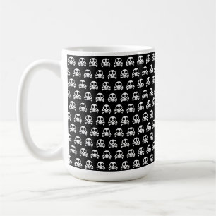 Caneca De Café Desenho de Caveira Pirata
