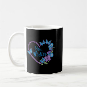 Caneca De Café Desenho de Conscientização sobre Prevenção do Cora
