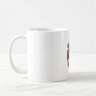 Caneca De Café Desenho de enfermeira de Halloween vintage fantasm