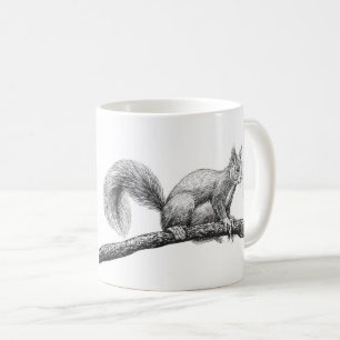 Caneca De Café Desenho de esquilo