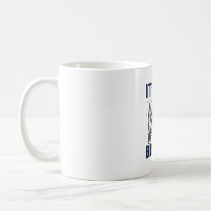 Caneca De Café Desenho de gravação vintage de rede de tartaruga d