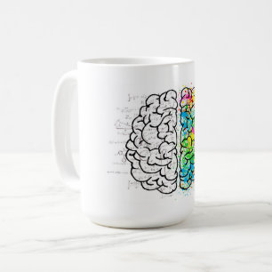 Caneca De Café Desenho de ideia de psicologia da mente