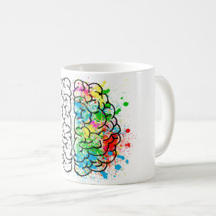 Caneca De Café Desenho de ideia de psicologia da mente