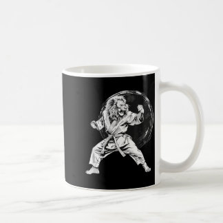Caneca De Café Desenho de Leão de MMA Artes Marciais Kickboxing T