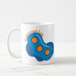 Caneca De Café Desenho de Nanopartículas (Fundo Versátil)