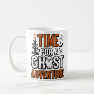 Caneca De Café Desenho de Tipografia Vintage de Aventura de Fanta