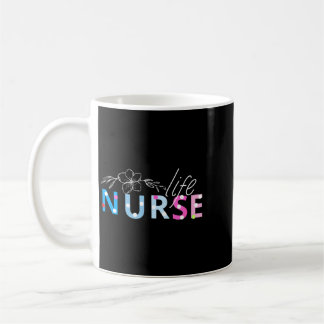 Caneca De Café Desenho de Vida de Enfermeira Para Mulheres Impres