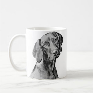 Caneca De Café Desenho de Vizsla