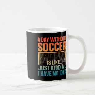 Caneca De Café Desenho Divertido de Futebol para Homens Mulheres
