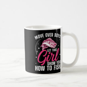 Caneca De Café Desenho Divertido de Pesca Para Meninas Mulheres P