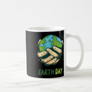 Caneca De Café Desenho do Dia da Terra Proteção Ambiental
