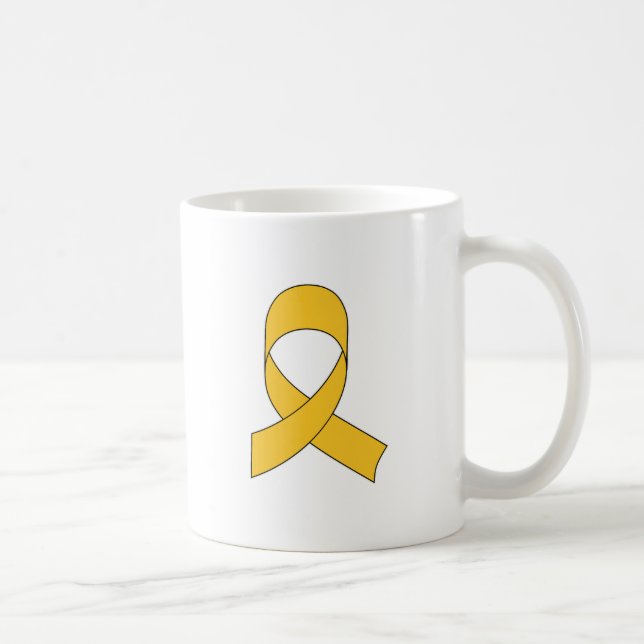 Caneca De Café Desenho Dourado da Faixa de Opções (Direita)