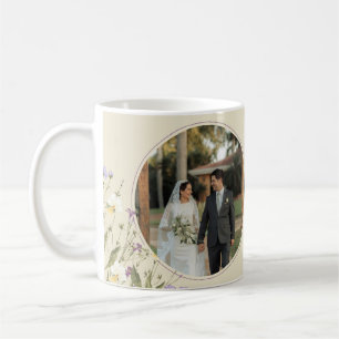 Caneca De Café Desenho Floral Elegante para Presentes de Damas de