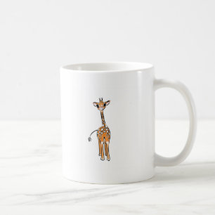 Caneca De Café Desenho fofo de girafa, animais do safari 
