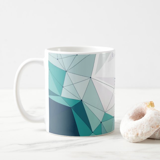 Caneca De Café desenho geométrico (Com Donut)