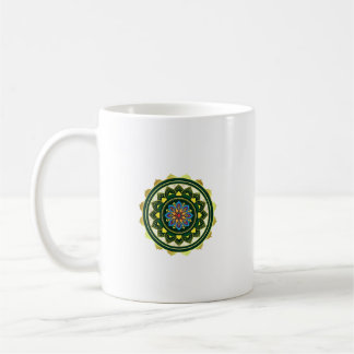 Caneca De Café Desenho MandalaCaneca Clássica, 330 ml