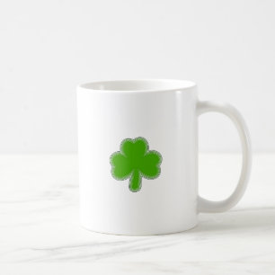 Caneca De Café Desenho Shamrock de São Patrick