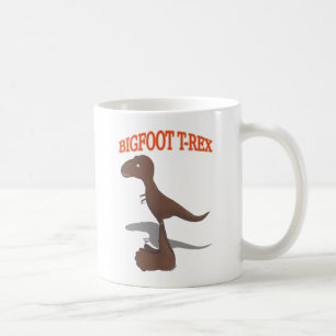 Caneca De Café Desenho T-Rex Bigfoot