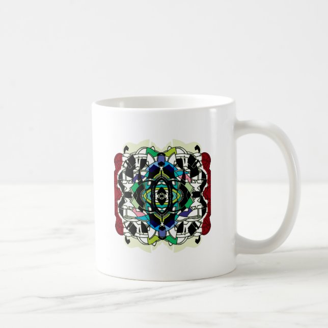 Caneca De Café Desenho Xadrez (Direita)