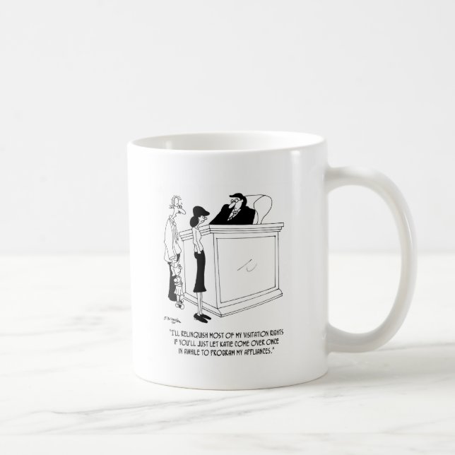 Caneca De Café Desenhos animados 6485 do divórcio (Direita)