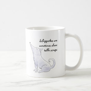Caneca De Café Desenhos animados ariscos engraçados do cão do
