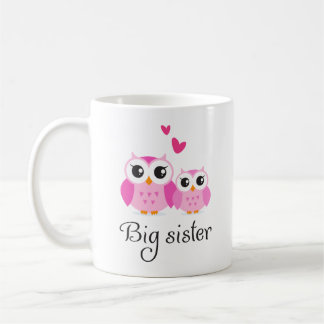 Caneca De Café Desenhos animados bonitos da irmã mais nova da