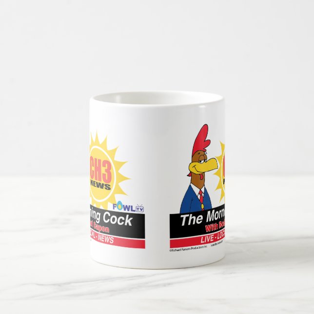 Caneca De Café Desenhos animados da última chamada com capão de (Centro)